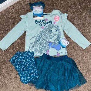 Disney The Little Mermaid 4pc 3t set